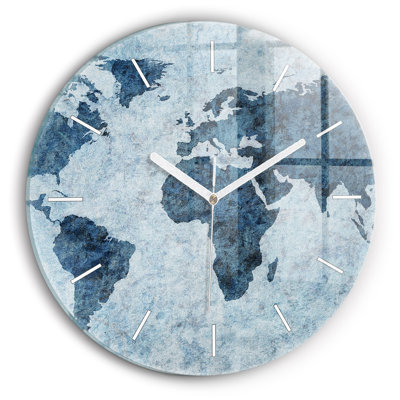 Glass Wall Clock