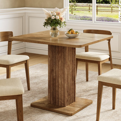 Table de salle à manger à piédestal de l 35,5 po