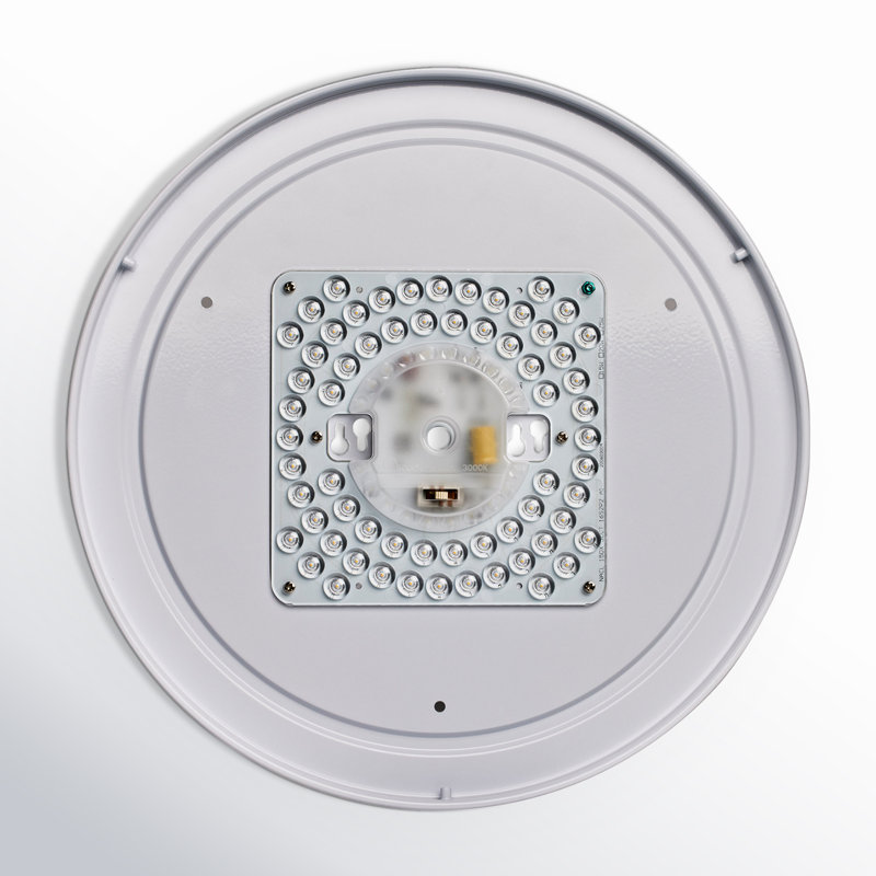 Armande Linen LED Flush Mount, Beige