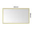 Miroir de salle de bain 84 po x 48 po avec cadre en aluminium, miroir mural rectangulaire-266515747-266515757