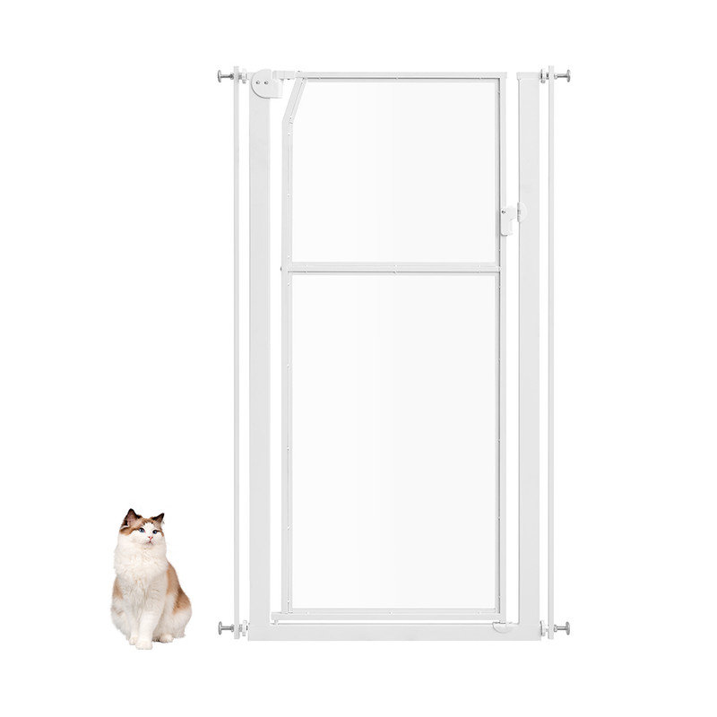 Pressure Mounted Pet Gate, White