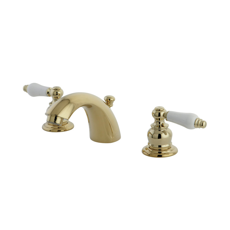 Elizabeth Widespread Bathroom Faucet with Drain Assembly, Satin Nickel