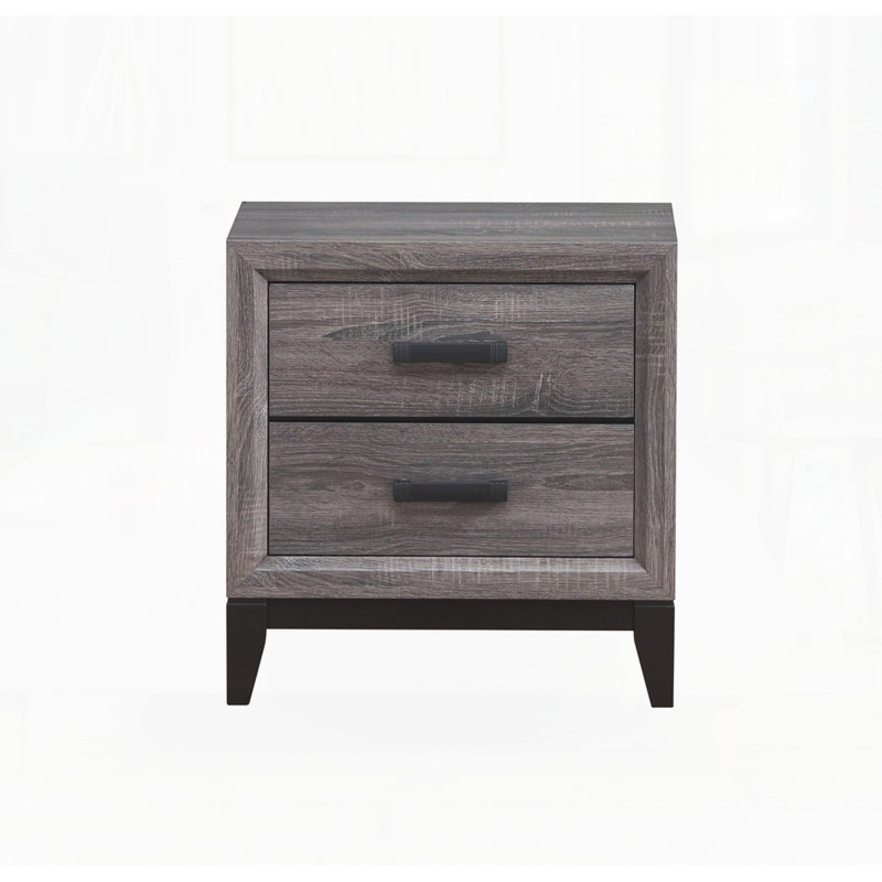 Table de chevet moderne pour chambre à coucher, Gris