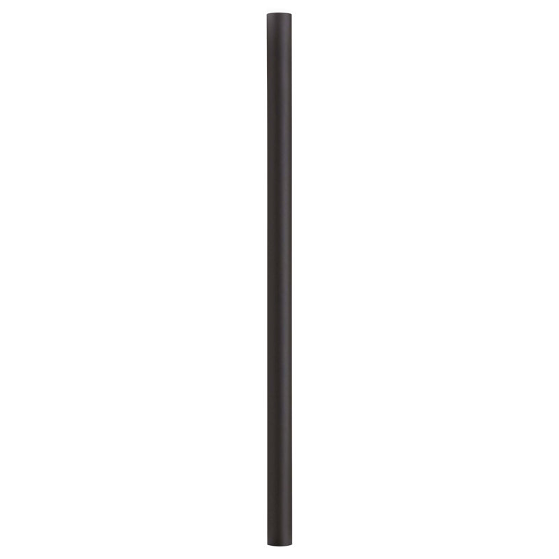 Lampadaire d'extérieur à fixation directe câblé 7, 8 ou 10 pi Solus, Bronze, H 96 po x l 3 po x P 3 po