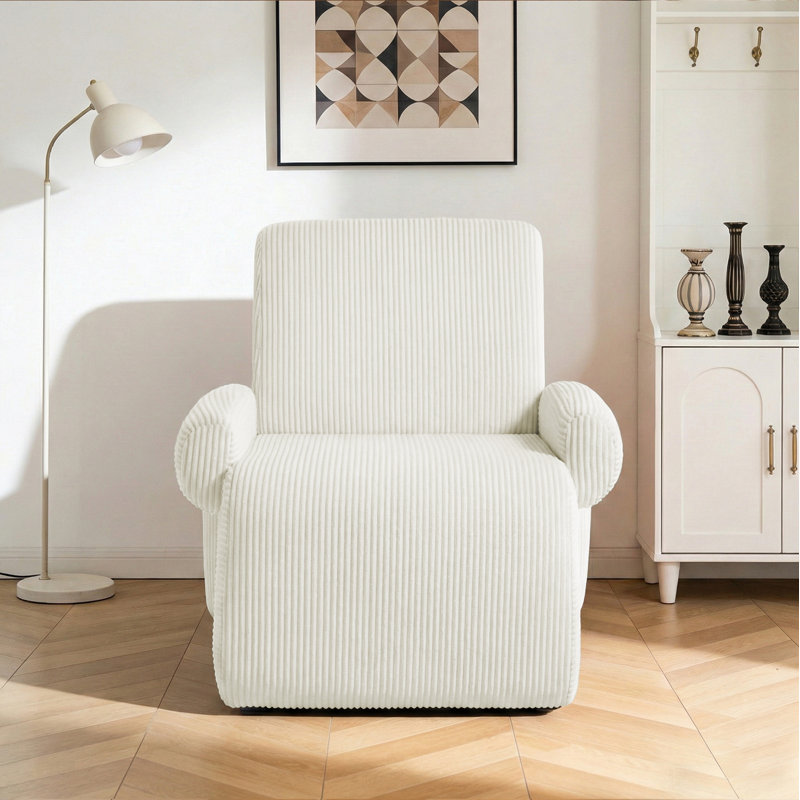 Fauteuil d'appoint l 31,5 po, Crème