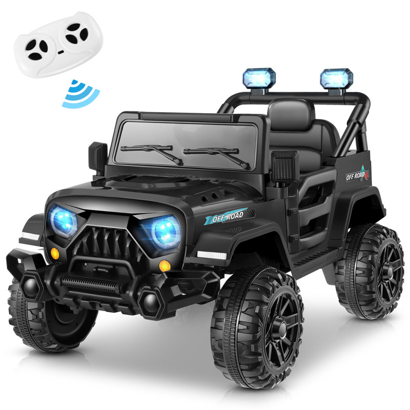 Himimi 1 Seater All-Terrain Vehicles Battery Powered Ride On with Remote Control, Black