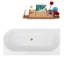 59.1'' x 29.5'' Mounting / Installation Required Soaking Acrylic Bathtub-95288292