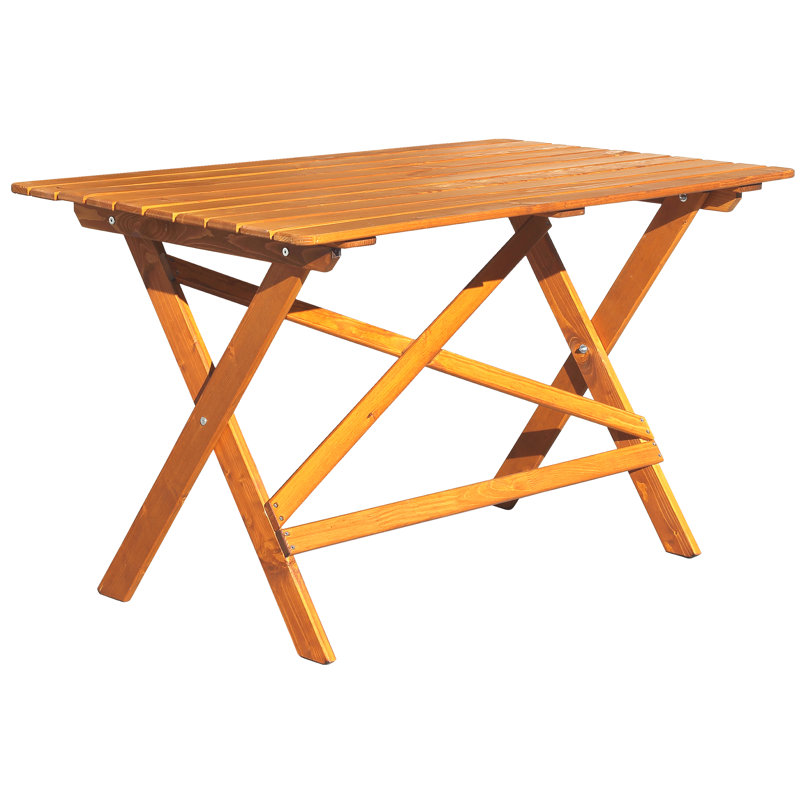 Arlot Rectangular Pine Outdoor Dining Table , 193.04cm cm W 317.5cm cm D, Honey