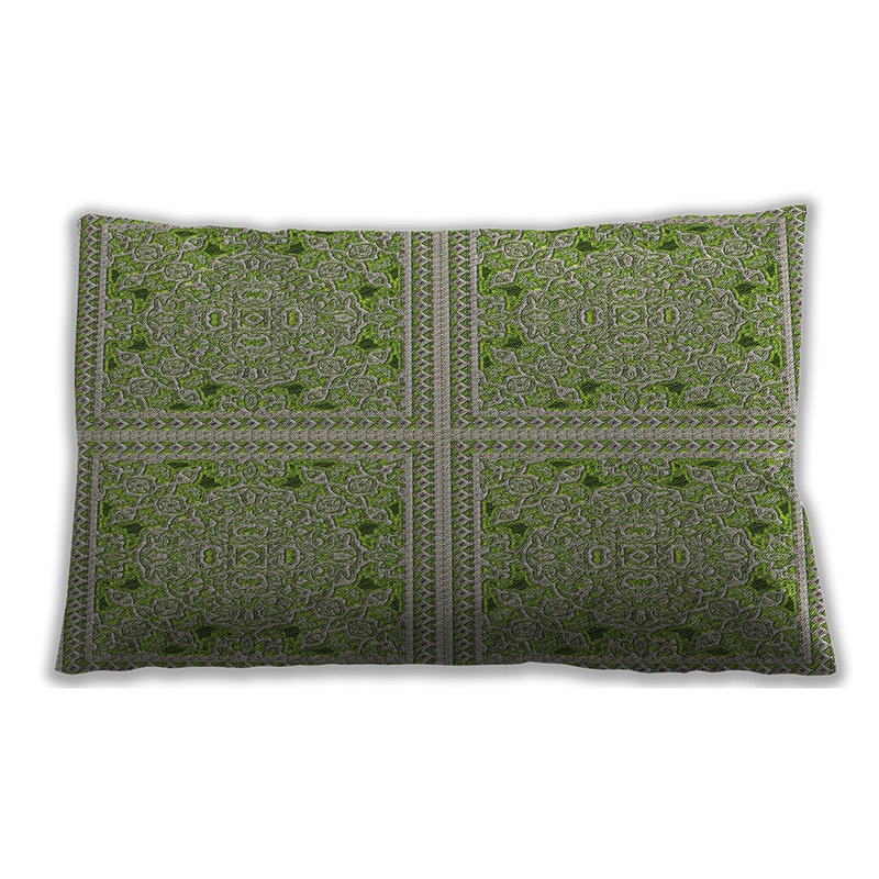 Patterned 3728 Throw Pillow, Microsuede