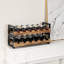 36 Bottle Solid Wood Floor Wine Storage Rack In Brown