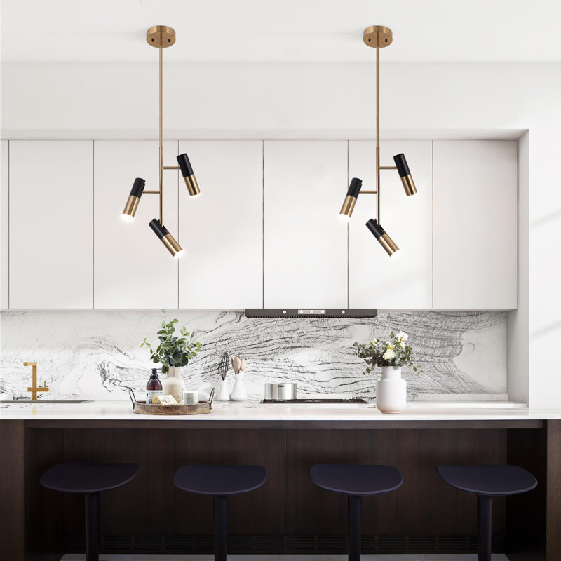 Lustre linéaire moderne à 3 lumières Miaisabella