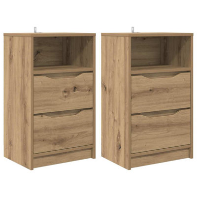 40cm W Manufactured Wood Bedside Table