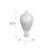 Quinton Frosted Lantern Head-26243416
