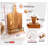 Cookbook Stand for Kitchen Counter Adjustable Display Stand