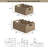 StorageWorks Arched Scallop Seagrass Decorative Basket