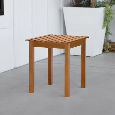Table d'appoint 18 po en bois franc noir