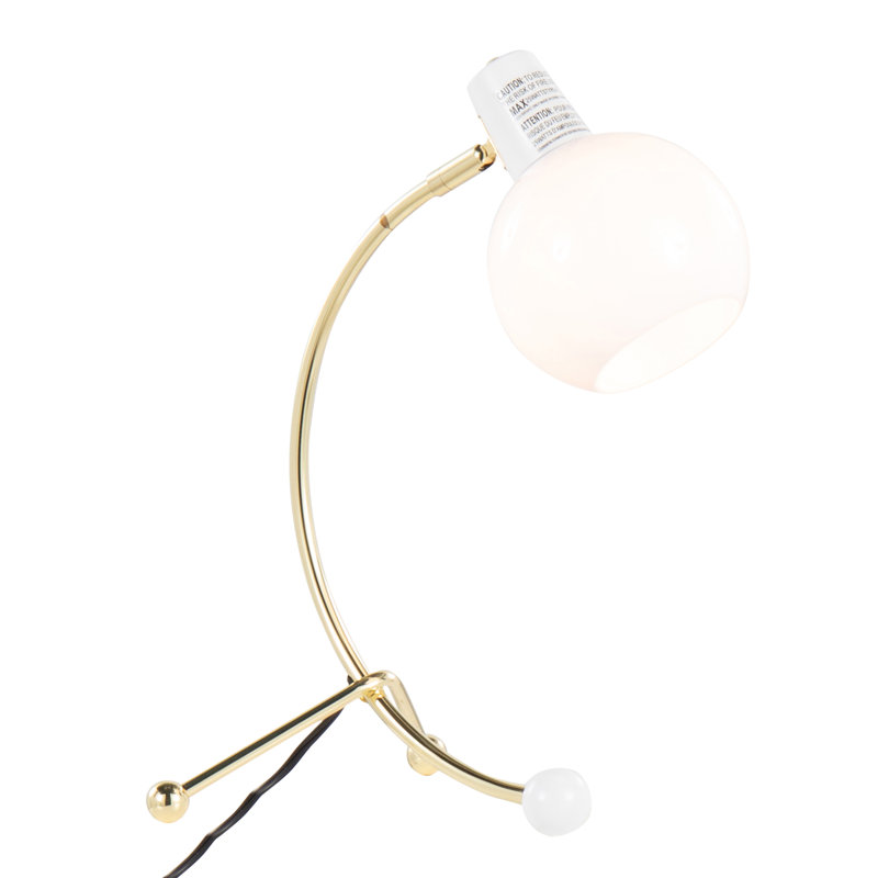 Lampe de table fantaisie dorée 26 po Kuster, Or