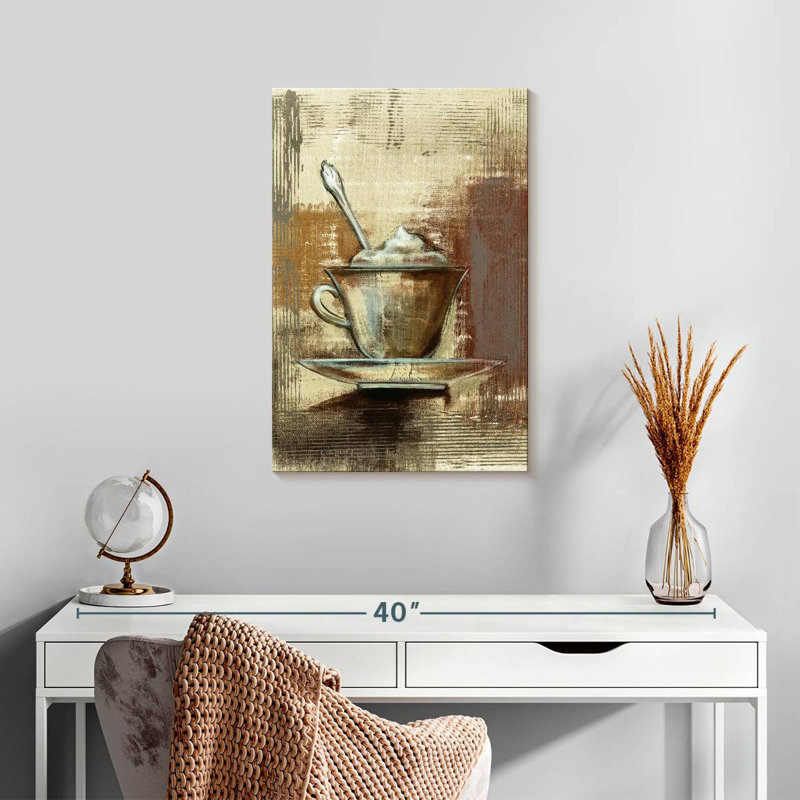 Yarlin Cafe Classico III Neutral, 24" H x 16" W