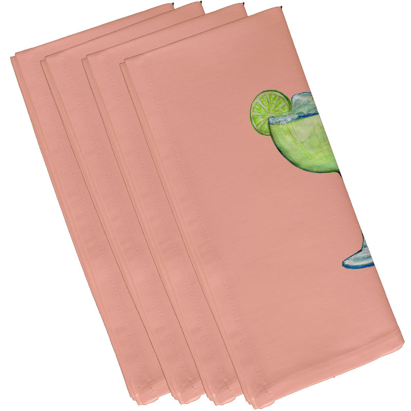 Ensemble de serviettes 4 pièces Josefien, Corail