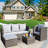 4-Piece Outdoor Sofa Set