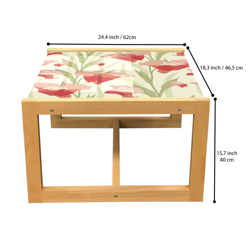Jaiyce Sled Coffee Table, 62cm H x 46cm W x 40cm D