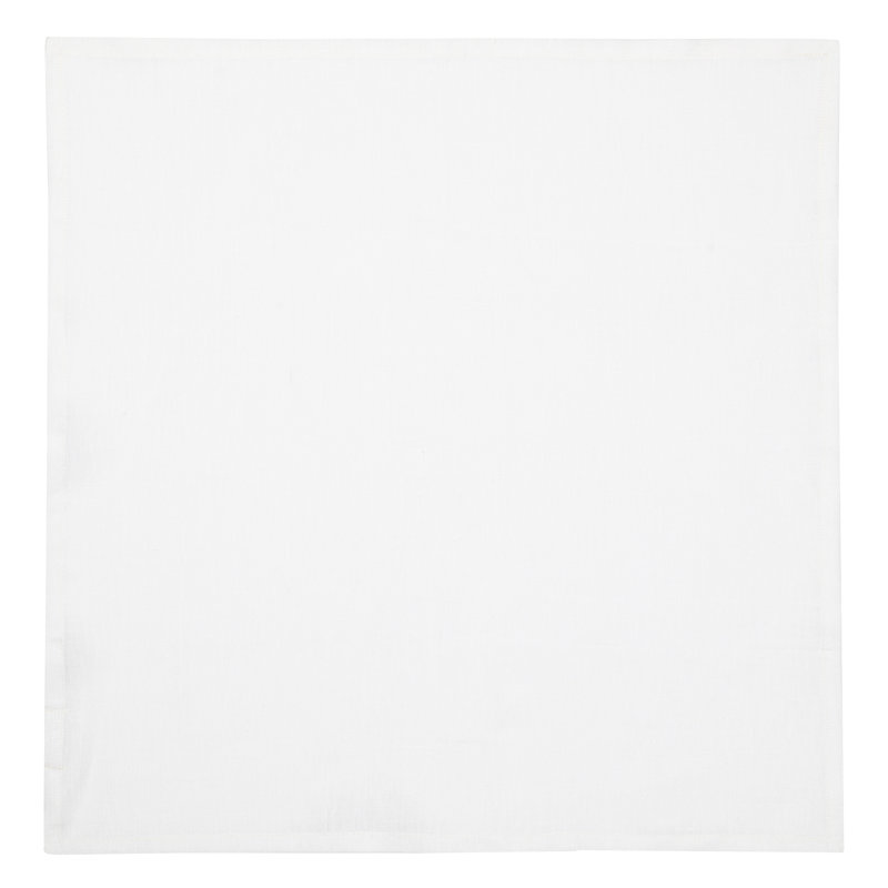 Linen Square Napkins, White