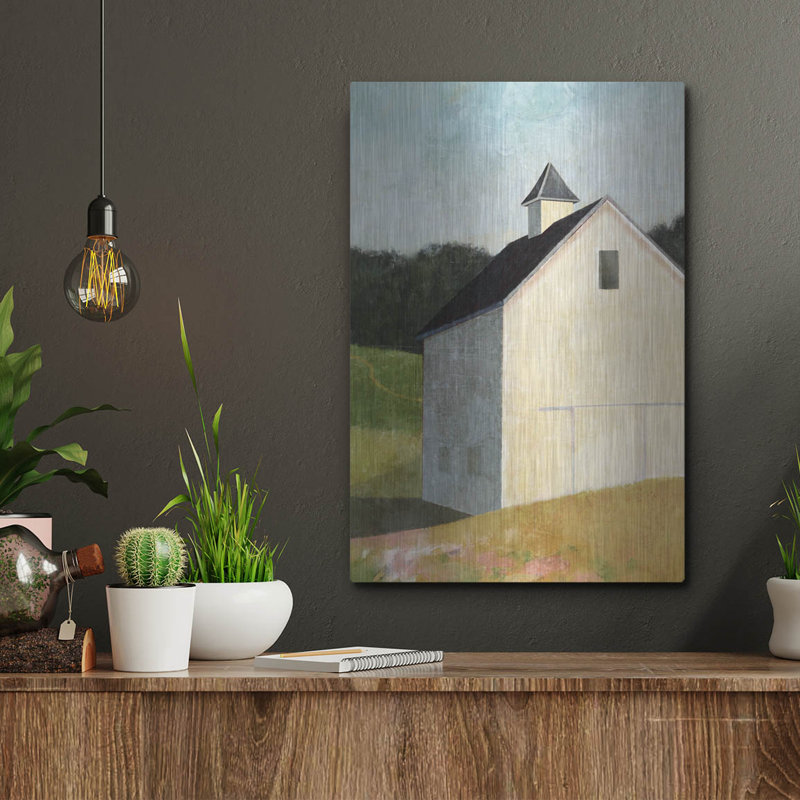 " Hillside Barn " by Suzanne Nicoll, 16" H x 12" W