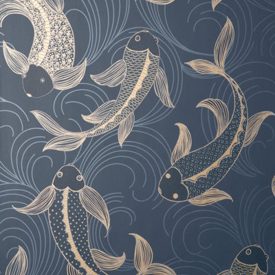 Dashiell Decorative Fish Wallpaper