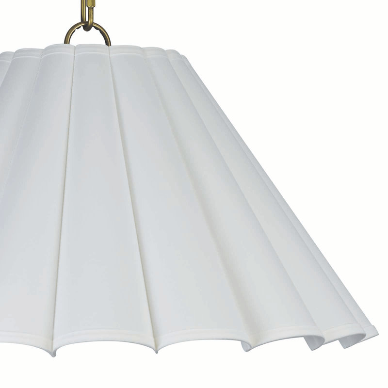 Allison Pendant Large (Natural Brass), Natural Brass