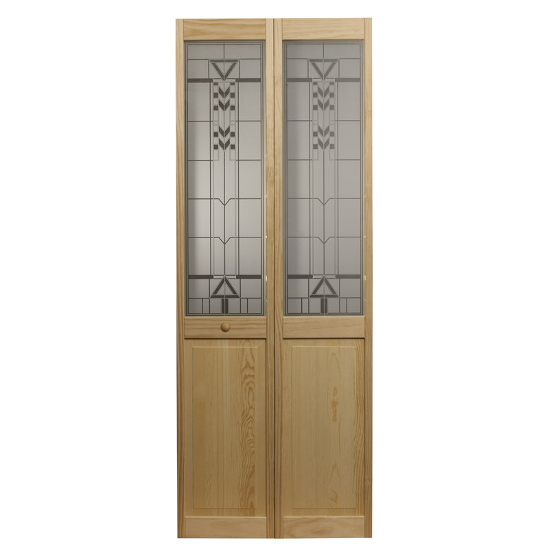 Porte pliante en verre Pinecroft, 32 po x 78,63 po