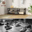 Banc de rangement pour chaussures avec tablettes
