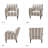 Arching 29.5'' W Farmhouse Upholstered Armchair with Solid Wood Legs-710926825