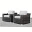 Chaise de patio avec coussins 2