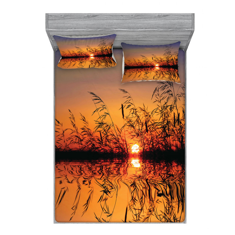 Microfiber Sheet Set, Full Sheet Set with 2 Pillowcases