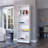 White Tier Storage Shelves Bookcase-798376123-796045143