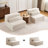 Compression Mahjong Sofa,Convertible Floor Sofa Bed,DIY Boneless Modular Sectional Sofa,No Assembly Required-923834130