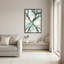 Toile sarcelle et rouille-133562862
