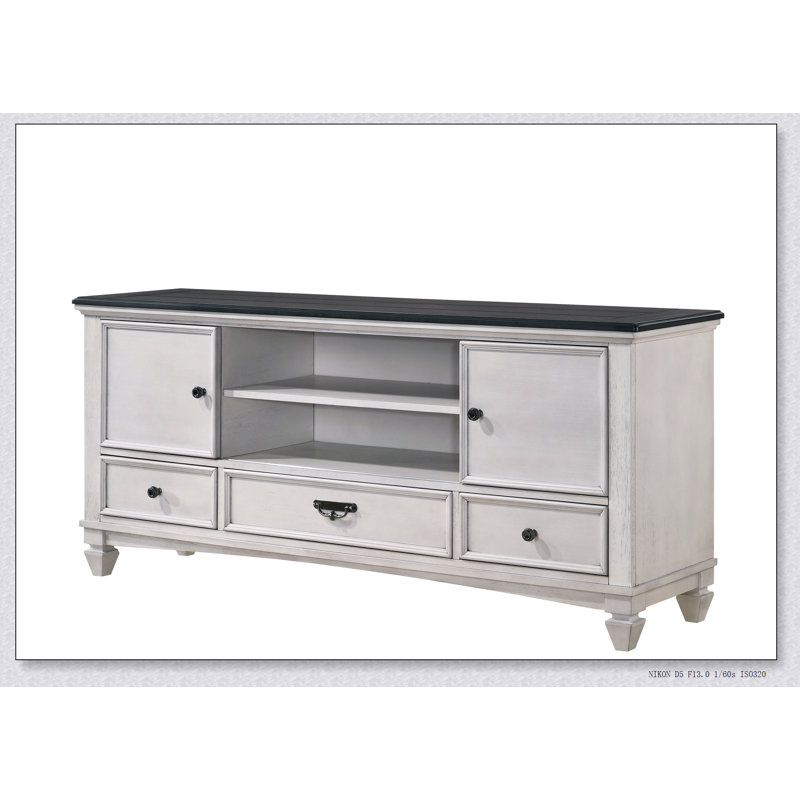 Sawyer - Meuble télé - Support stable, conception multifonctionnelle