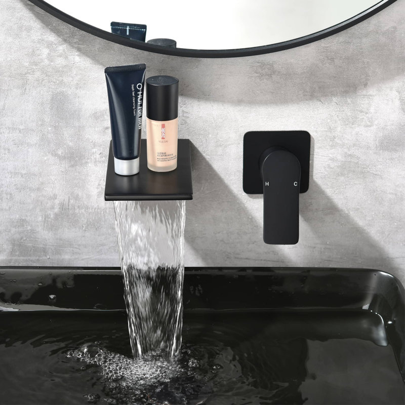 Single-handle Bathroom Faucet, Matte Black