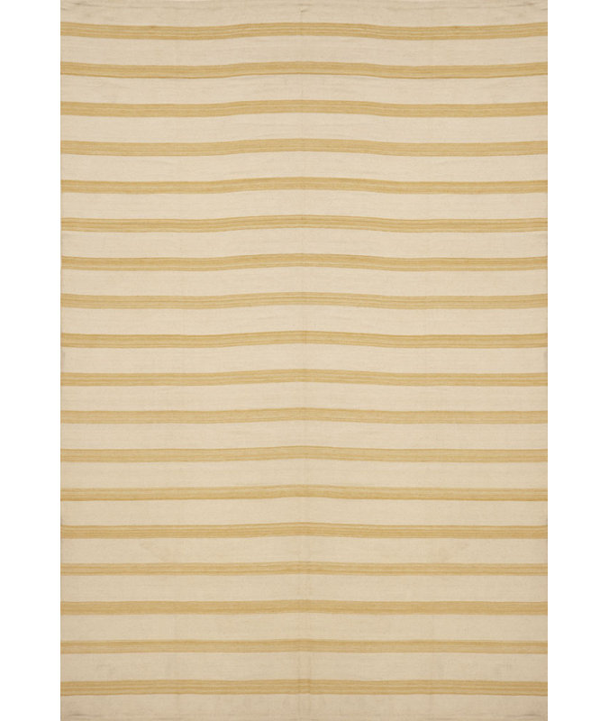 Striped Area Rug in Beige