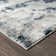 Tapis Doland bleu ivoire