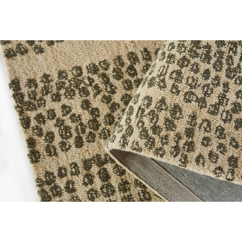 Wool Geometric Indoor Rug, Rectangle 2' x 3'