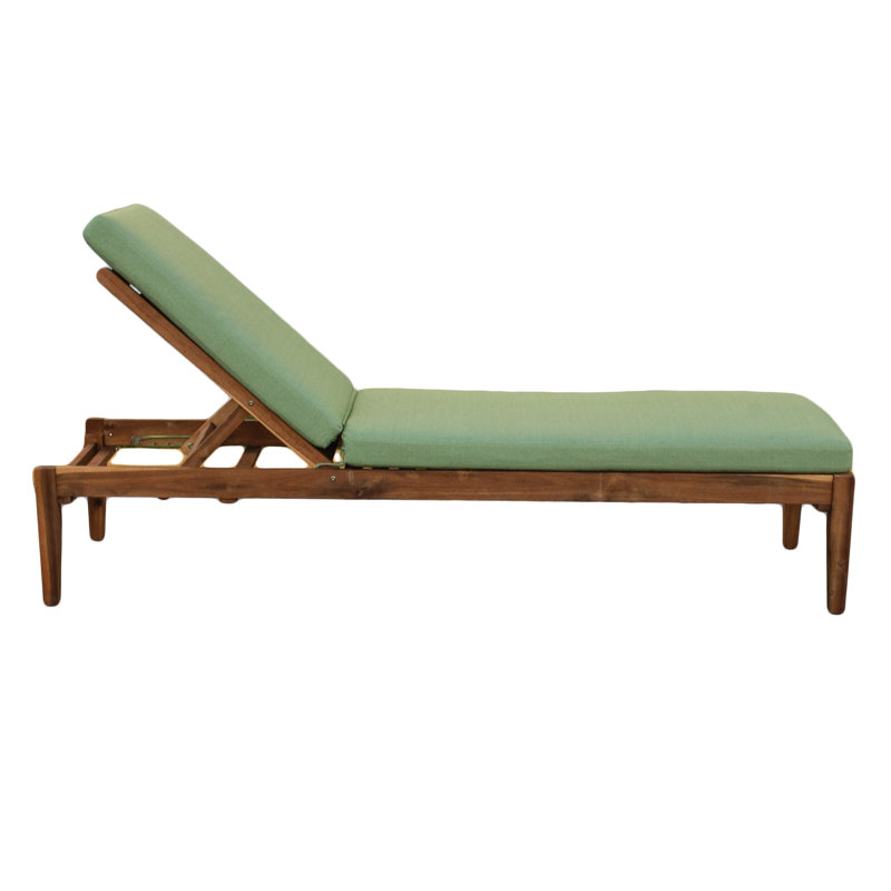 TB Chaise Tommy Bahama 1 - Piece Outdoor Seat/Back Cushion, 24"W x 79"L, Bamboo Bay Pear