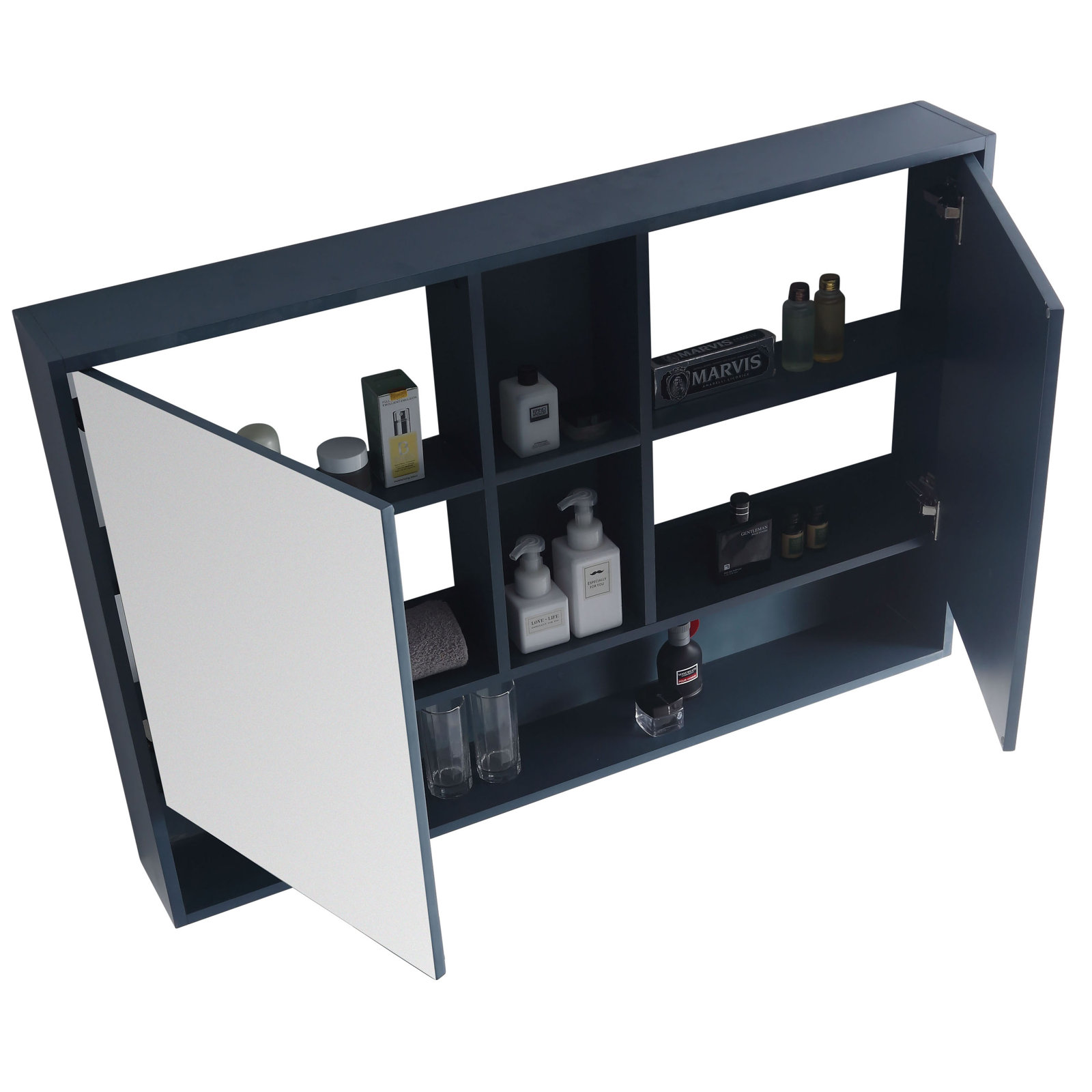 Maisie Surface Double Medicine Cabinet, Blue