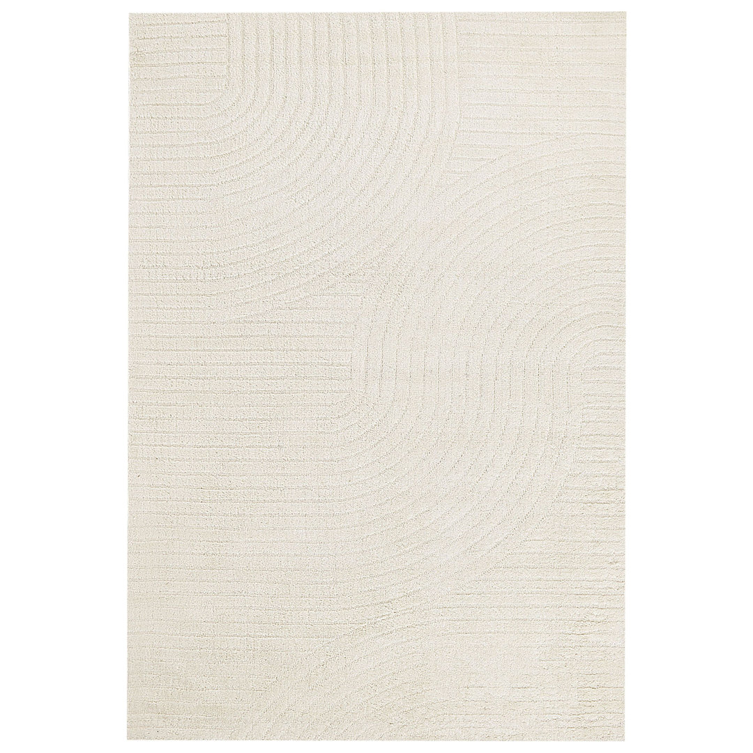 Teppich Coraine aus Wolle in Beige