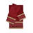 Ensemble de serviettes 100% coton 3 pièces Melrose