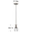 Luminaire suspendu géométrique 1 lumière Skelmersdale-2145006274