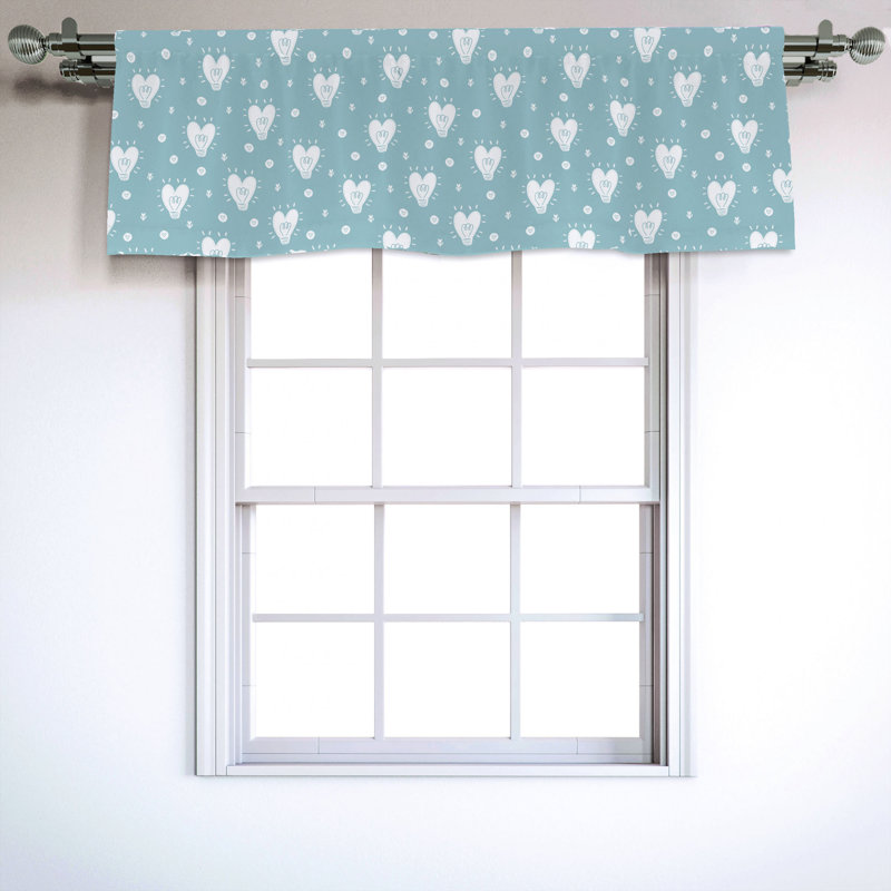 Sateen Ruffled Window Valance