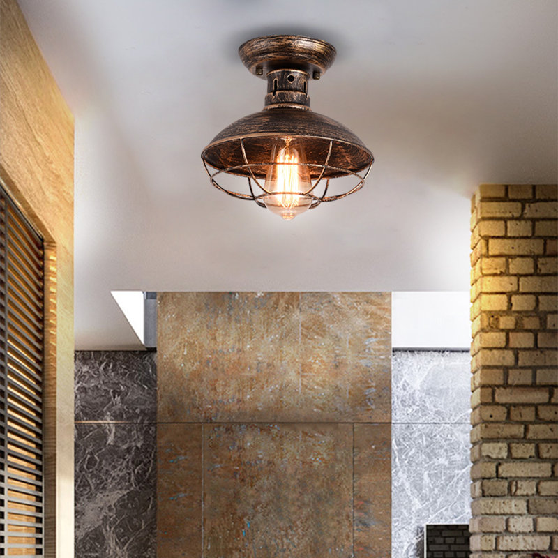 Kristina 1-Light 22cm Semi Flush Mount