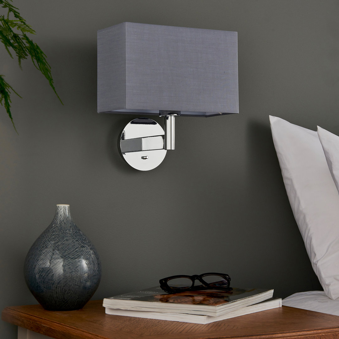 27cm Cotton Rectangular Wall Sconce Shade